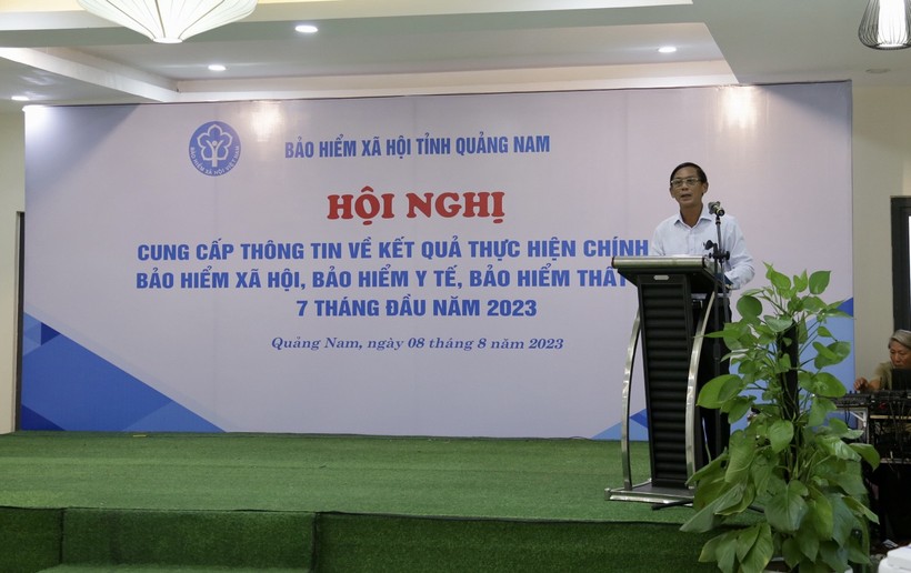 Ông Nguyễn Văn Hùng, Phó Giám đốc BHXH tỉnh Quảng Nam. ảnh 1