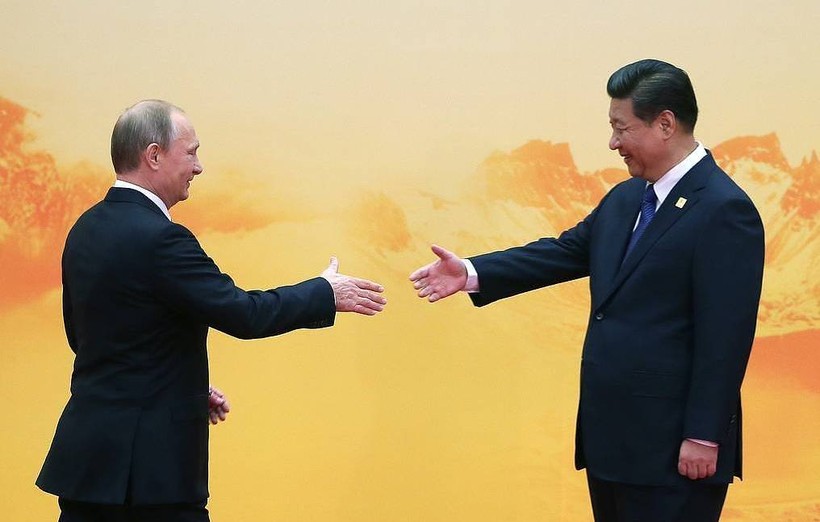 Chi tiết mang tính biểu tượng trong cuộc gặp thượng đỉnh Nga - Trung