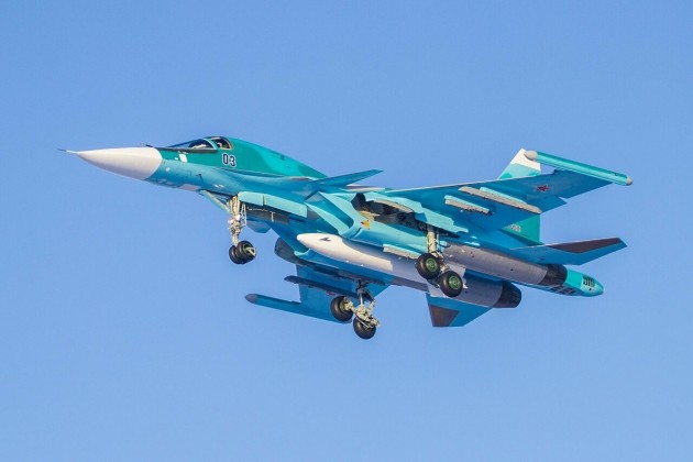 Tên lửa siêu thanh Kinzhal lần đầu được phóng từ oanh tạc cơ Su-34