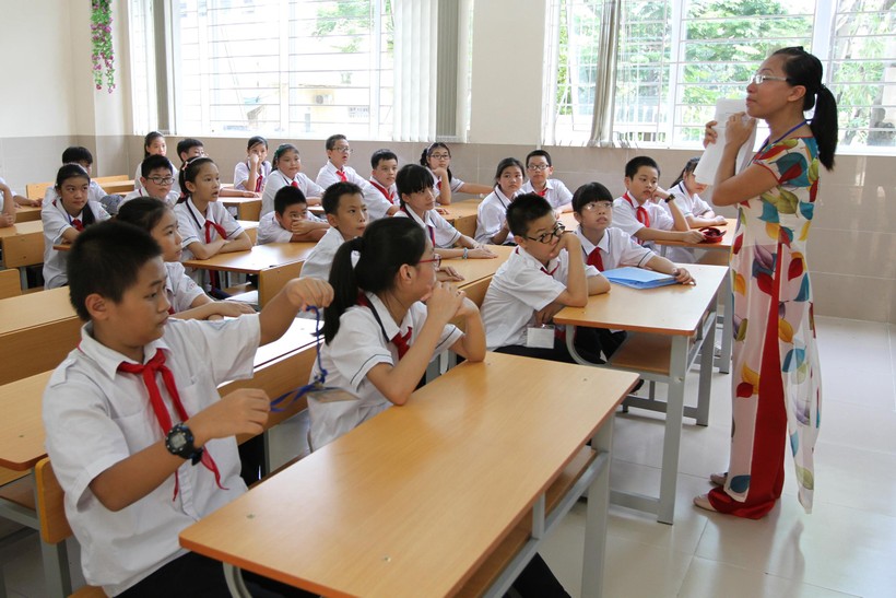 Các trường chú trọng vào việc giáo dục đạo đức, lối sống cho học sinh. Ảnh Hải Nam.