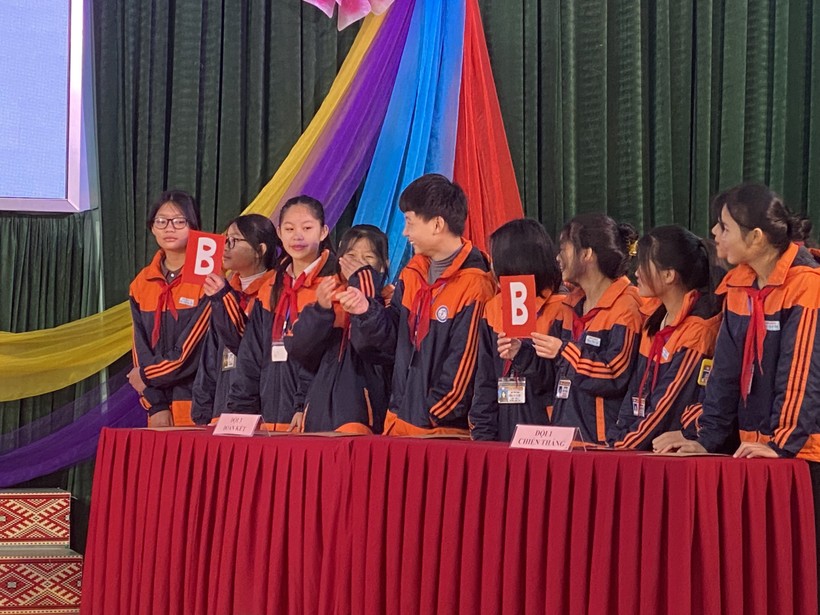 Học sinh Trường PTDTNT THCS – THPT Cao Lộc (huyện Cao Lộc, Lạng Sơn). Ảnh NT. ảnh 1