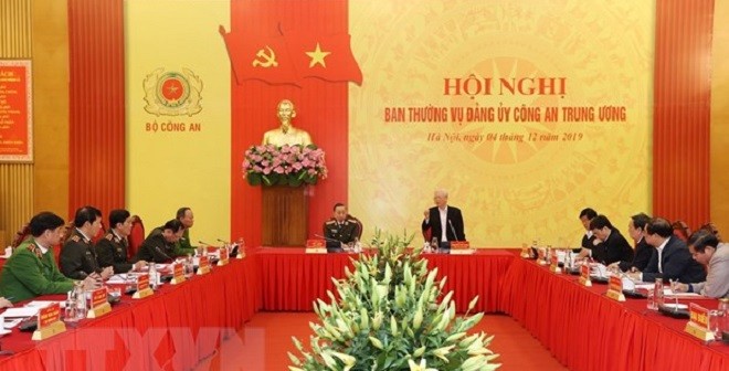 Tổng Bí thư, Chủ tịch nước Nguyễn Phú Trọng phát biểu tại Hội nghị 