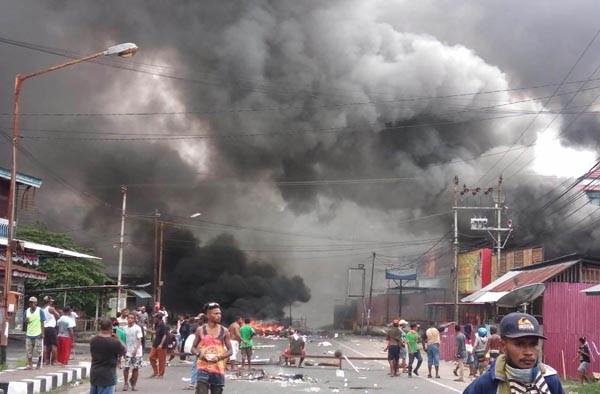 Bạo loạn tại Papua hồi tháng 8
