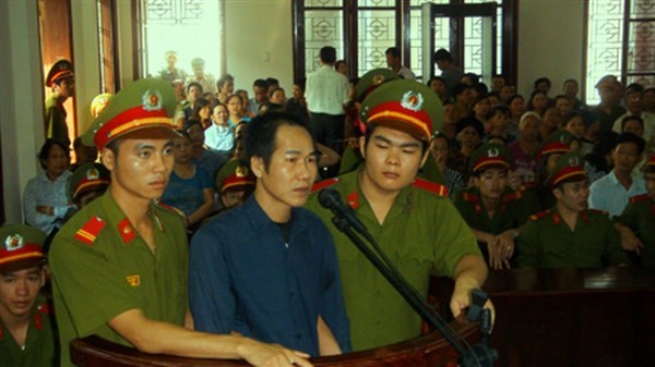 Bị cáo Lê Thanh Đại tại phiên tòa xét xử.