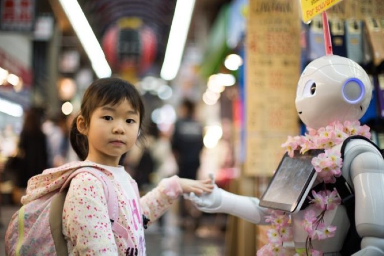 AI và robot là những thứ không thể thiếu trong Xã hội 5.0 tại Nhật Bản. Ảnh: Japanindustrynews.