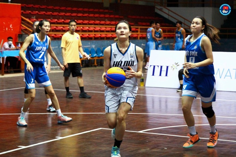 Đội nữ Hà Nội đoạt ngôi vô địch bóng rổ nữ 3x3 U23 quốc gia 2021.