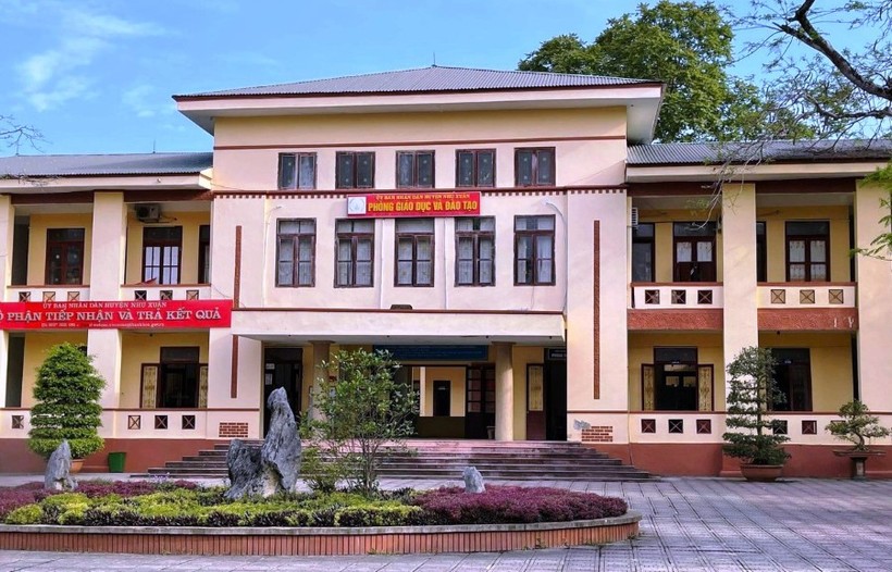 Phòng GD&ĐT huyện Như Xuân (Thanh Hóa) – nơi yêu cầu GV đi coi thi chéo để đánh giá học sinh tiểu học.
