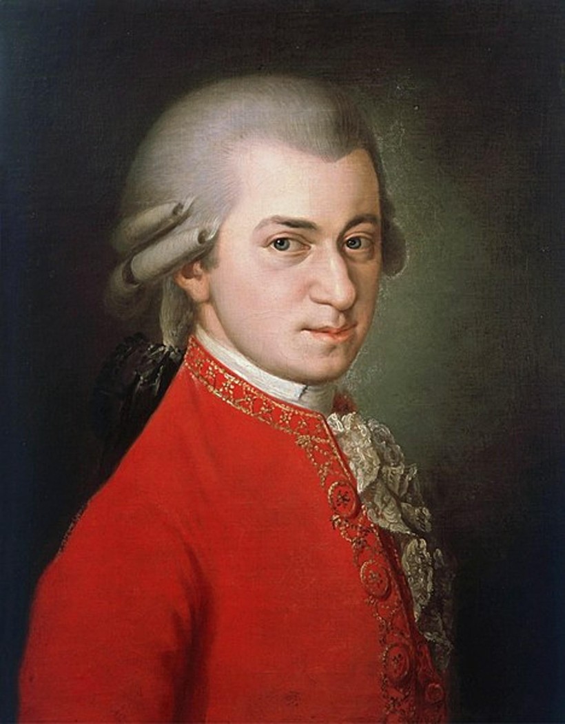 Musical genius Wolfgang Amadeus Mozart (1756 – 1791).