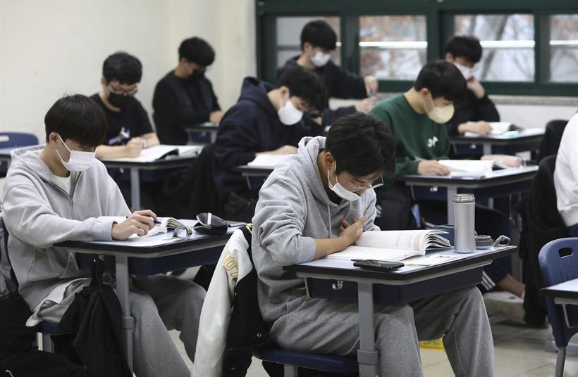 Kỳ thi đại học Hàn Quốc nổi tiếng là khốc liệt với tỷ lệ cạnh tranh cao.