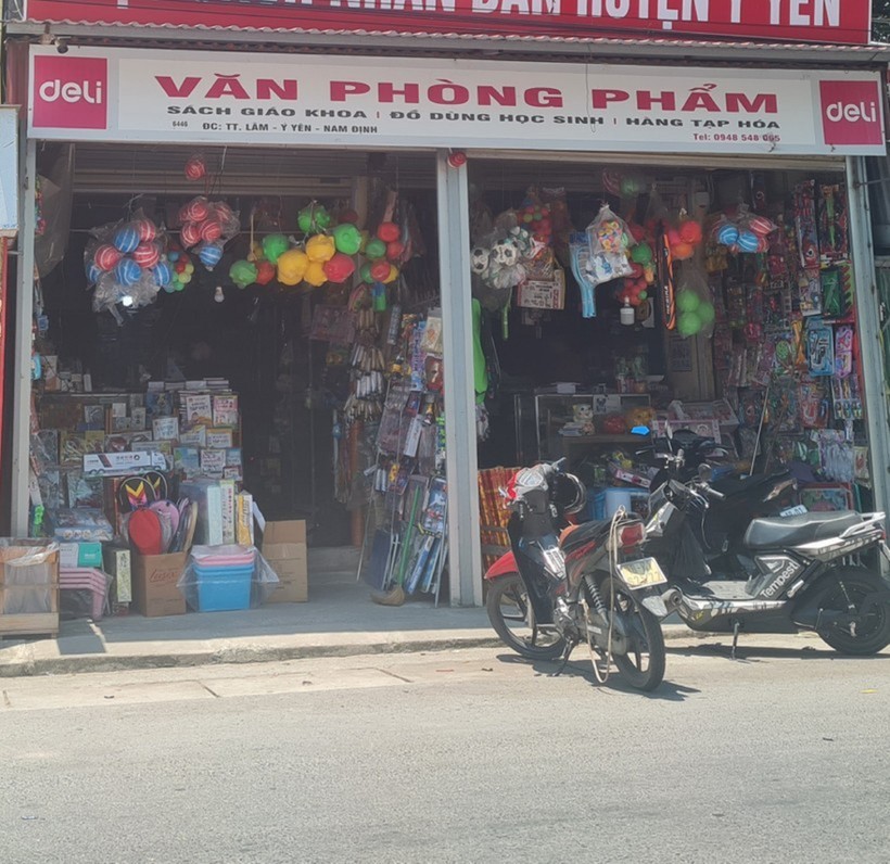 Hộ kinh doanh cá thể của bà Lâm Thị Hải Yến tại thị trấn Lâm, huyện Ý Yên, tỉnh Nam Định.