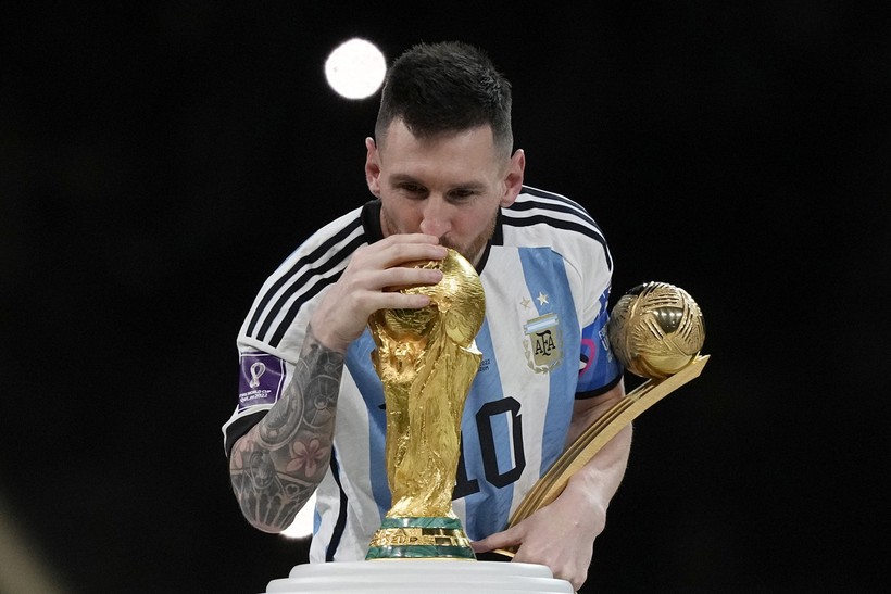 Messi vô địch World Cup 2022. Ảnh: ITN.