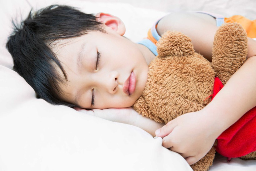 Hiện tượng ngủ ngáy ở trẻ em không phải hiếm gặp. Ảnh minh họa: INT.