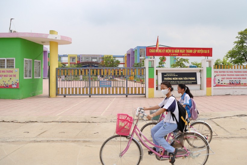 Cơ sở vật chất, trường lớp khang trang sau 15 năm sáp nhập về Hà Nội.