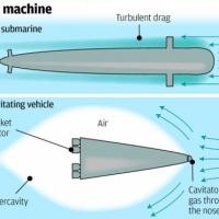 Sự khác nhau giữa tàu ngầm thông thường và tàu ngầm sử dụng công nghệ Supercavitation