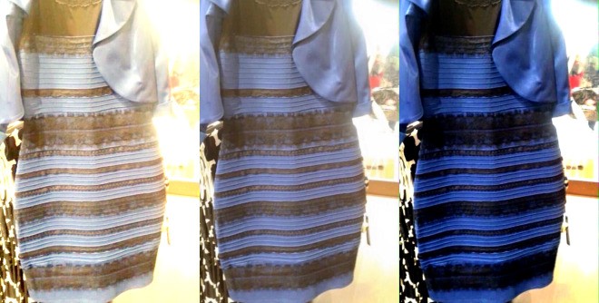 Lý giải cho câu hỏi tại sao cùng một chiếc váy lại nhìn ra nhiều màu
