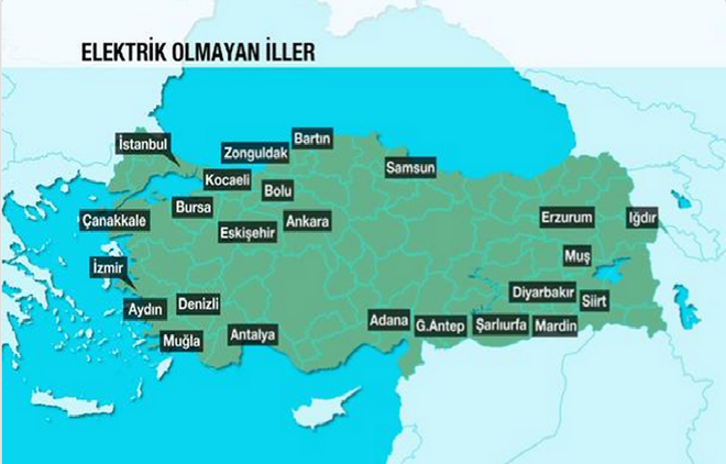 Thổ Nhĩ Kỳ tê liệt vì mất điện, hàng không hỗn loạn