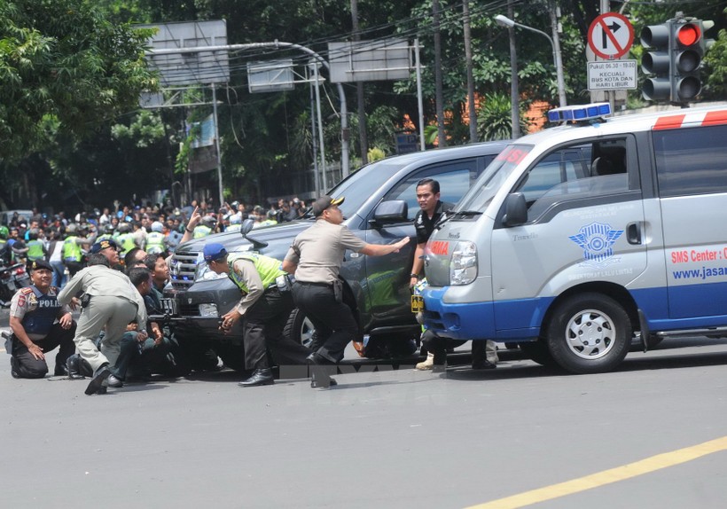 IS chính thức nhận trách nhiệm tấn công khủng bố tại Jakarta