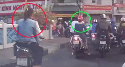 Đôi nam nữ cướp điện thoại ở Sài Gòn bị bắt nhờ camera hành trình