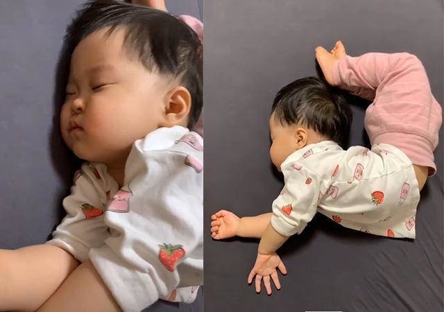 tư thế ngủ bá đạo cho bé