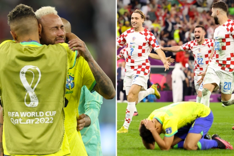 Video: Brazil tan vỡ giấc mộng vàng World Cup, Neymar bật khóc