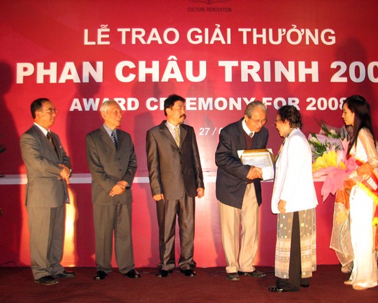 Giải thưởng Quỹ văn hóa Phan Châu Trinh 2009