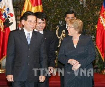 Việt Nam – Chile tăng cường quan hệ song phương