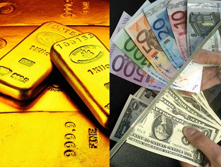 Đôla Mỹ tăng, vàng tụt xuống 28 triệu/lượng