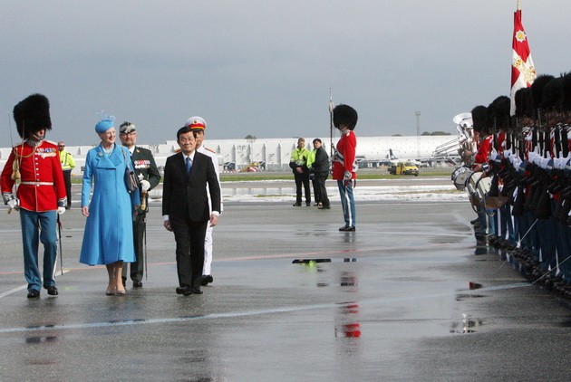 Chủ tịch nước Trương Tấn Sang thăm Đan Mạch