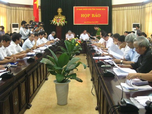 UBND tỉnh Thanh Hóa họp báo về vụ chôn thuốc trừ sâu