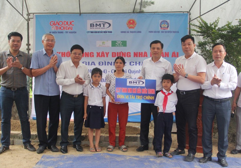 Báo GD&TĐ kết nối xây nhà nhân ái tại huyện Thạch Hà ảnh 4