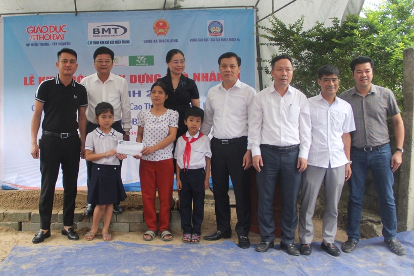 Báo GD&TĐ kết nối xây nhà nhân ái tại huyện Thạch Hà ảnh 9