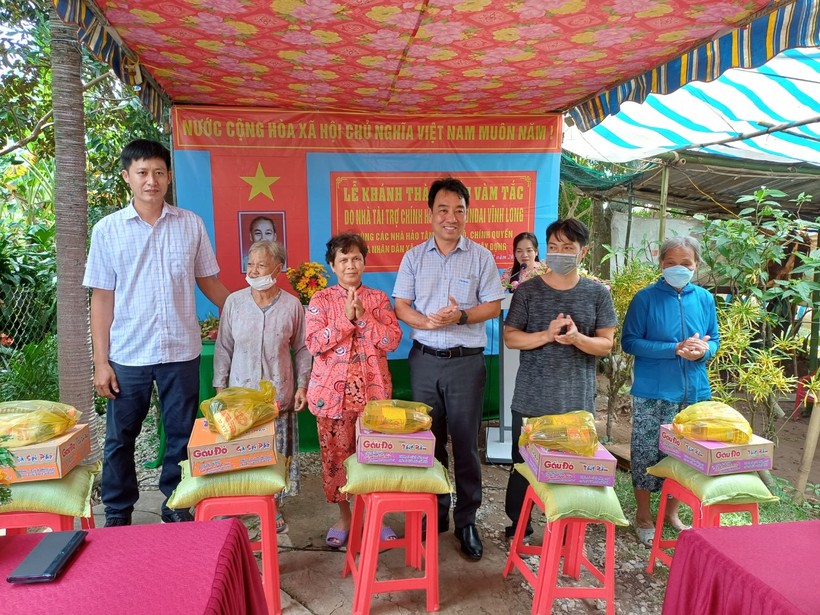 Khánh thành cầu mới ở Vĩnh Long giúp học sinh đến trường ảnh 2