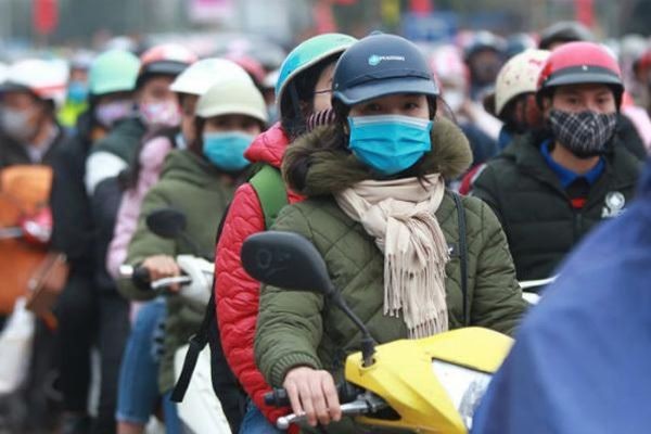 Người dân Bắc Bộ đến Thanh Hóa gồng mình với không khí lạnh tăng cường