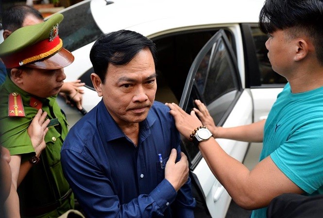 Nguyễn Hữu Linh tại phiên tòa ngày 23/8.