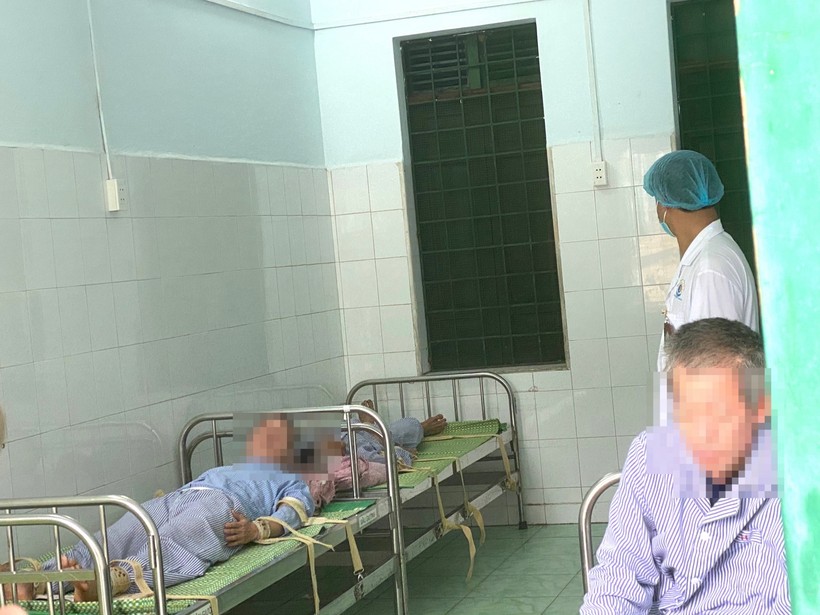 Bệnh nhân rối loạn tâm thần do lạm dụng chất được điều trị tại Bệnh viện Tâm thần Hà Nội.