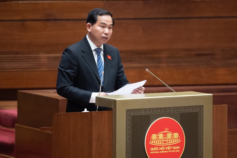 Chủ nhiệm Ủy ban Tài chính – Ngân sách Lê Quang Mạnh.