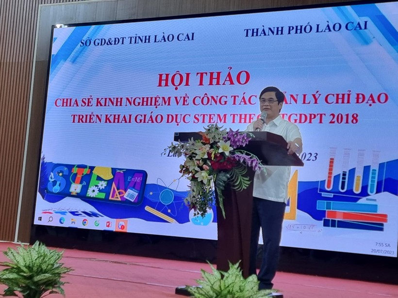 Lào Cai triển khai đại trà giáo dục STEM tới 100% trường tiểu học ảnh 1