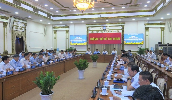 Phiên họp tổng kết tình hình kinh tế - xã hội tháng 2/2023 (Nguồn: Cổng thông tin điện tử Thành phố Hồ Chí Minh)