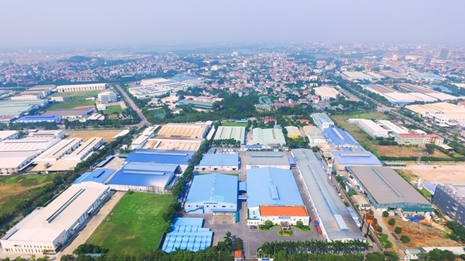 Một khu công nghiệp tại Vĩnh Phúc lấp đầy nhà máy, xí nghiệp.