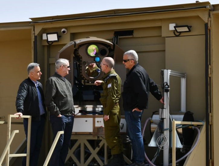 Israel thử nghiệm hệ thống phòng thủ laser Iron Beam.