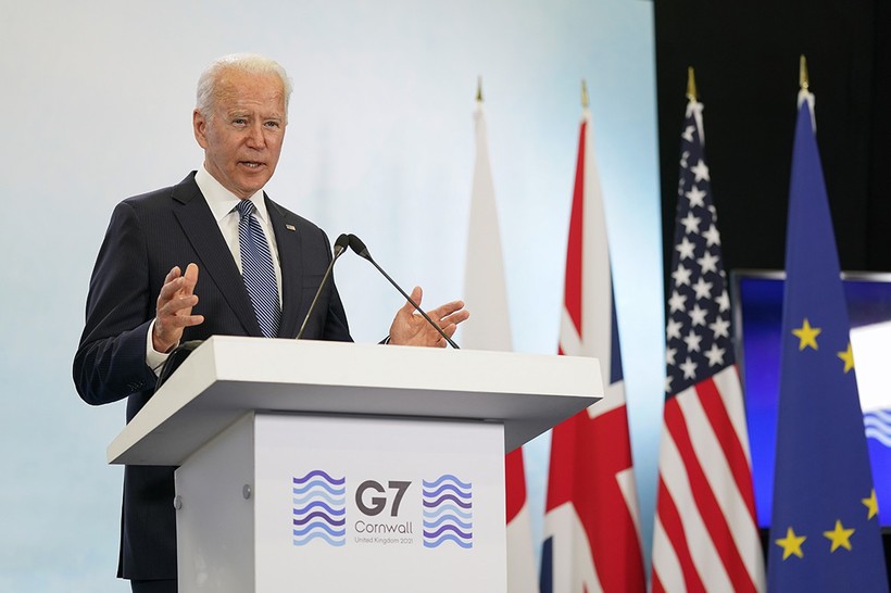 Ông Biden dự định sẽ kéo G7 vào nỗ lực kiềm chế Trung Quốc. Ảnh: Politico