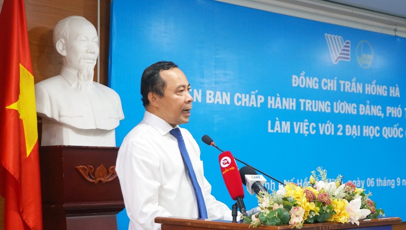 Phó Thủ tướng Trần Hồng Hà làm việc với 2 Đại học Quốc gia ảnh 3