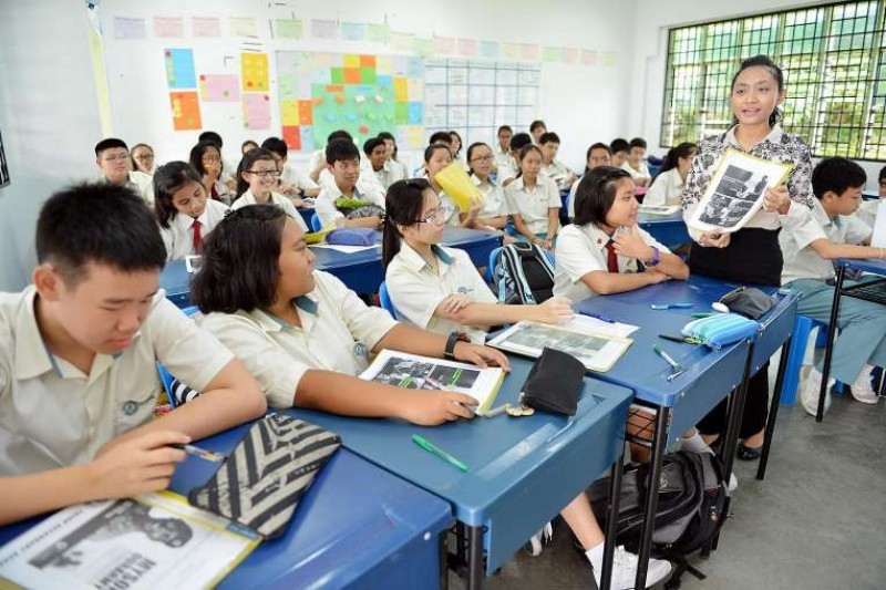 Một lớp học tại Singapore. Ảnh: The Straits Times ảnh 2