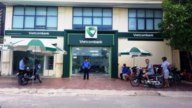 Chi nhánh Ngân hàng Vietcombank Nghi Sơn- nơi xảy ra sự việc.
