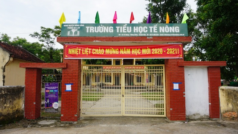 Trường Tiểu học Tế Nông, huyện Nông Cống, tỉnh Thanh Hóa.