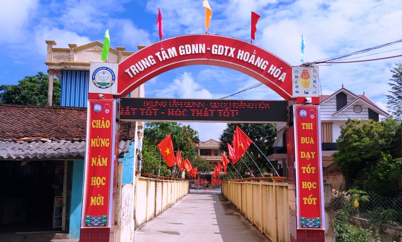 Trung tâm Giáo dục nghề nghiệp- Giáo dục thường xuyên huyện Hoằng Hóa (Thanh Hóa).