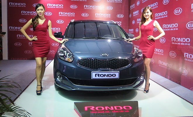 Rondo, một trong 3 dòng xe mới ra mắt của Kia tại Việt Nam.
