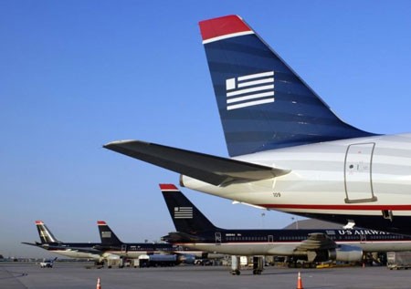 Máy bay của hãng US Airways. Ảnh: New York Daily News