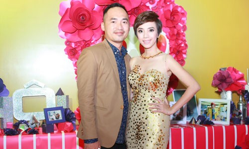 Vợ chồng diễn viên hài Thu Trang. Ảnh: Yuo