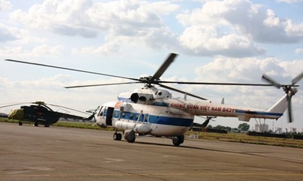 Trực thăng mang số hiệu Mi-171. Ảnh: Lao Động